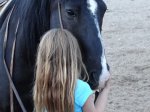 Dziecko z koniem